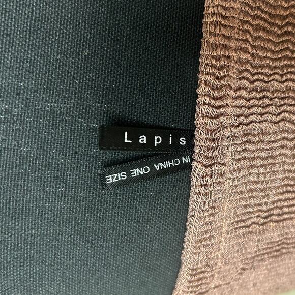 vintage anthropologie lapis pink and brown layering maxi skirt/ tube top dress - Picture 3 of 3